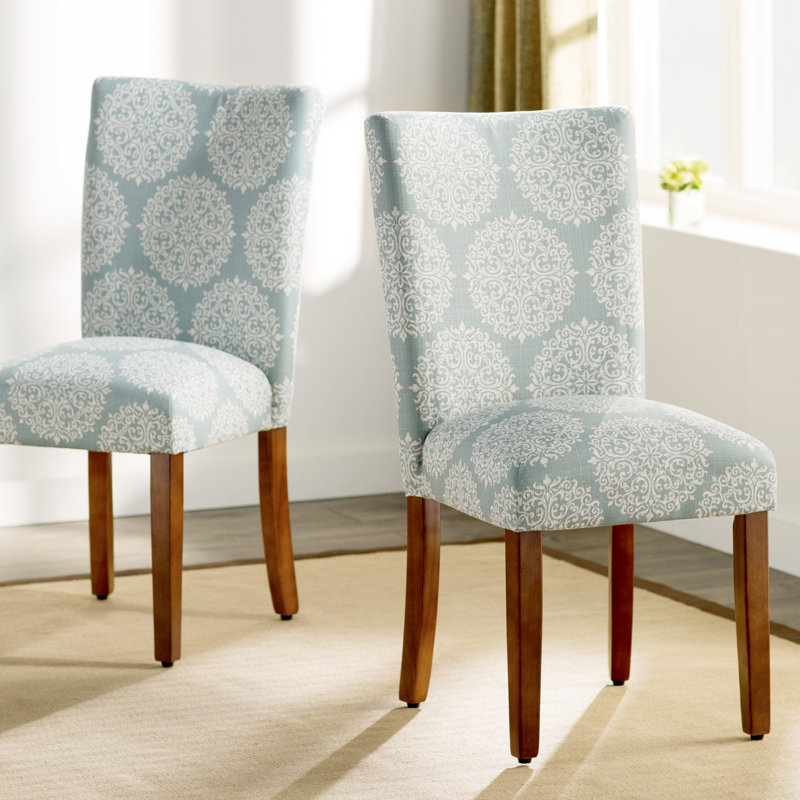 Three Posts™ Waverly Linen Upholstered Dining Chair & Reviews Wayfair